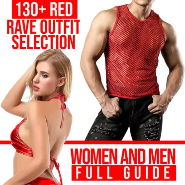 130+ Red Rave Outfit Selection Women And Men: Full Guide – Festival Attitude